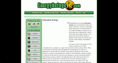 Desktop Screenshot of energyrefuge.com